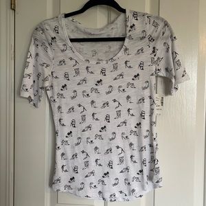 Patterned High Heel Tshirt
